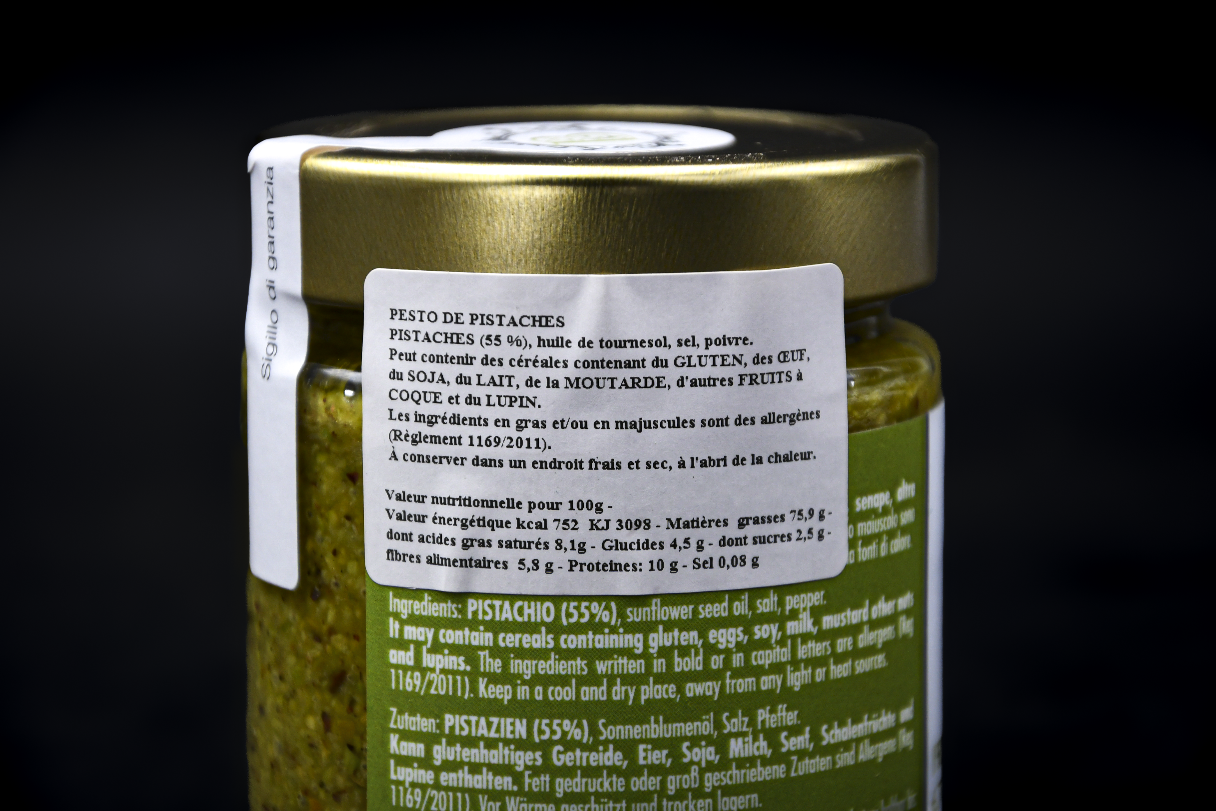 PESTO DE PISTACHE 190GR